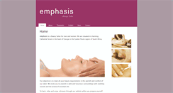 Desktop Screenshot of emphasisbeauty.com