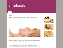 Tablet Screenshot of emphasisbeauty.com